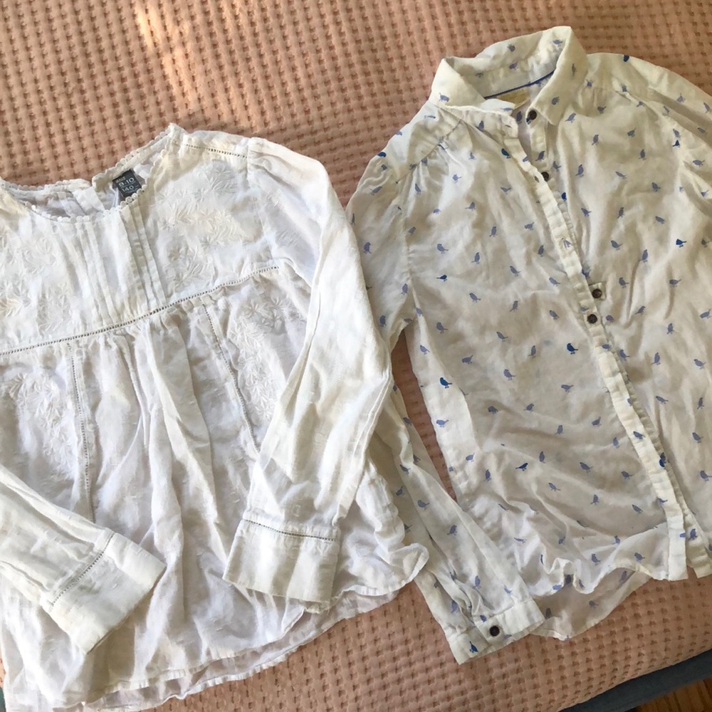 Zara cotton shirts size 8